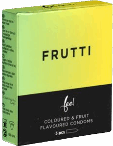 Feel «Frutti» smooth condoms with fruity flavour 3 pcs
