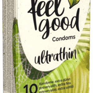 feelgood «ultrathin» vegan, ultra-thin and ultra-delicate condoms 10 pcs