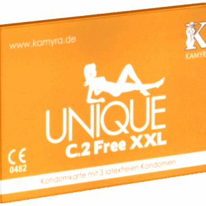 Kamyra Single: Unique C.2 Free XXL, 3 latex free condoms