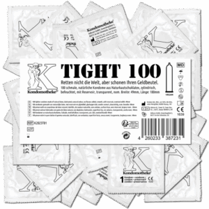 Kondomotheke TIGHT: 100 tighter condoms