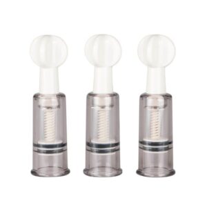 EASYTOYS FETISH COLLECTION Sacie pumpičky na bradavky a klitoris 3ks