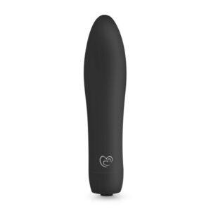 EASYTOYS MINIVIBRÁTOR KOLEKCIA Zamatový vibrátor - Čierny
