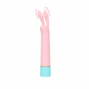 Mini Rabbit Vibrátor s USB Nabíjačkou - Cherry Chiffon