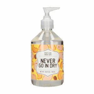 Nikdy nezostanťe na sucho - vodný análny lubrikant - 500 ml
