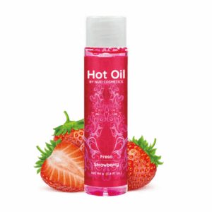 Masážny gél s hrejivým efektom - Jahoda - 100 ml