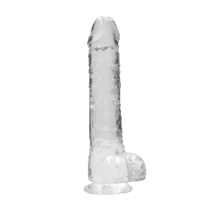 Realistické dildo s varlatami - 9/23 cm