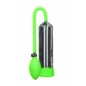 Klasická vákuová pumpa na penis - Svietiaca v tme