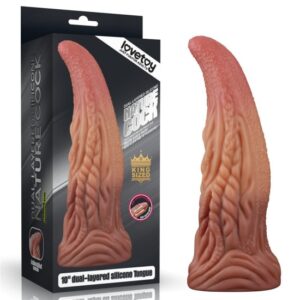 Platinový silikónový jazýček dvojvrstvový 25 cm