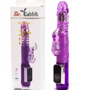 Fialový vibrátor Mr. Rabbit