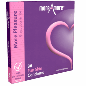 More Amore Maxi-Pack: Fun Skin, 36 condoms