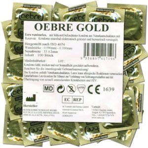 Oebre Bulk-Pack: CLUB-Condom Gold, 100 condoms