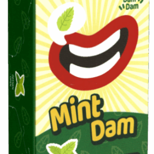 Olivia Dams: Mint – Zelené latexové rúška na orálny sex (6 ks)