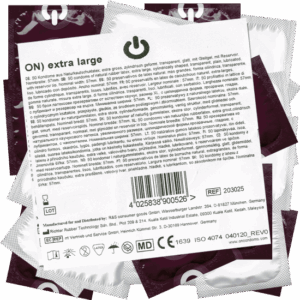 On) Bulk-Pack: Extra Large, 100 wide condoms
