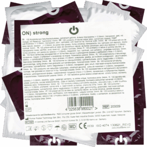 On) Bulk-Pack: Strong, 100 strong condoms