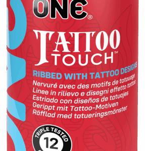 ONE Tattoo Touch, 12 condoms with tattoo-inspired rib design