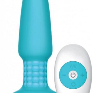 B-Vibe Rimming 2 vibračný análny kolík s rotačnými guličkami (15 cm)