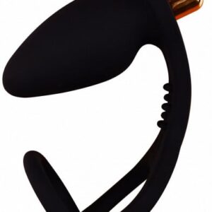 Vibračný análny kolík s erekčným krúžkom RoZen (10 cm)