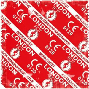 London Red – červené kondómy (1 ks)