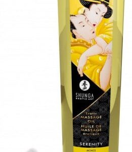 Shunga Serenity masážny olej Monoi (240 ml)