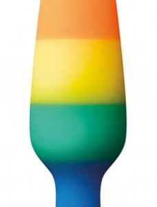 Análny kolík s prísavkou Rainbow Euphoria, malý
