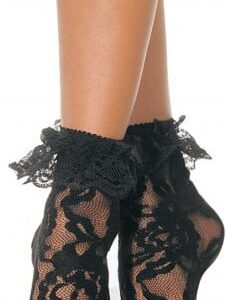 Čipkované ponožky Lace Ruffle
