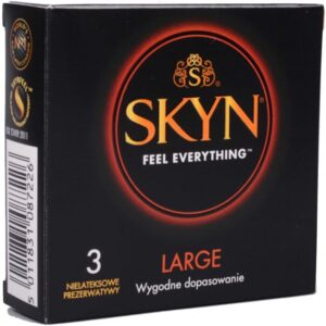 SKYN Large – XL bezlatexové kondómy (3 ks)