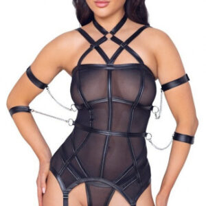 Podväzkový korzet Secret Bondage, XL