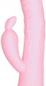 Handsfree pulzátor s výbežkom na klitoris Pulzie Bunny (22 cm)