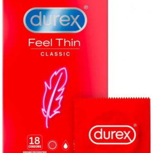 Durex Feel Thin Classic – tenké kondómy (18 ks)